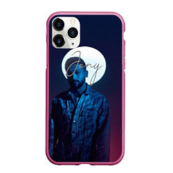 Чехол iPhone 11 Pro матовый Джони, цвет: 3D-малиновый