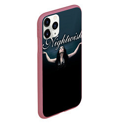 Чехол iPhone 11 Pro матовый Nightwish with Tarja, цвет: 3D-малиновый — фото 2