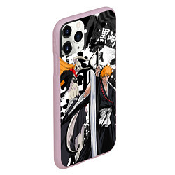 Чехол iPhone 11 Pro матовый Bleach, цвет: 3D-розовый — фото 2