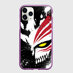 Чехол iPhone 11 Pro матовый БЛИЧ МАСКА BLEACH, цвет: 3D-фиолетовый