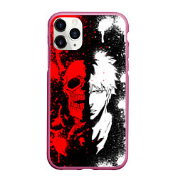 Чехол iPhone 11 Pro матовый ИЧИГО БЛИЧ ICHIGO BLEACH, цвет: 3D-малиновый