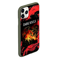 Чехол iPhone 11 Pro матовый DARKSOULS DRAGON AGE, цвет: 3D-темно-зеленый — фото 2