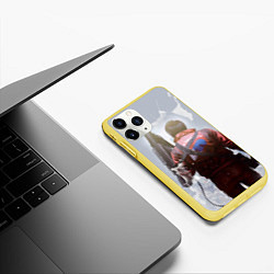 Чехол iPhone 11 Pro матовый Akira, цвет: 3D-желтый — фото 2
