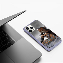 Чехол iPhone 11 Pro матовый Valheim Викинг, цвет: 3D-светло-сиреневый — фото 2