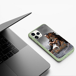 Чехол iPhone 11 Pro матовый Valheim Викинг, цвет: 3D-салатовый — фото 2