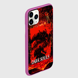 Чехол iPhone 11 Pro матовый DARK SOULS GAME STORY, цвет: 3D-фиолетовый — фото 2