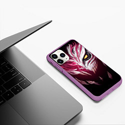 Чехол iPhone 11 Pro матовый ИЧИГО БЛИЧ BLEACH, цвет: 3D-фиолетовый — фото 2