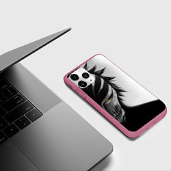 Чехол iPhone 11 Pro матовый ИЧИГО ПУСТОЙ BLEACH, цвет: 3D-малиновый — фото 2
