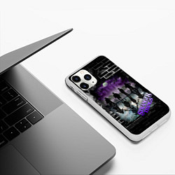 Чехол iPhone 11 Pro матовый Stranger Things Странные дела, цвет: 3D-белый — фото 2