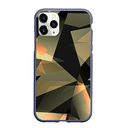 Чехол iPhone 11 Pro матовый Broken glass, цвет: 3D-серый