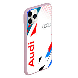 Чехол iPhone 11 Pro матовый AUDI АУДИ SPORT, цвет: 3D-розовый — фото 2