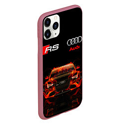 Чехол iPhone 11 Pro матовый AUDI RS 5 FIRE АУДИ РС 5, цвет: 3D-малиновый — фото 2