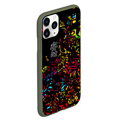 Чехол iPhone 11 Pro матовый Душевное спокойствие, цвет: 3D-темно-зеленый — фото 2