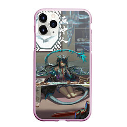 Чехол iPhone 11 Pro матовый Arknights Clay, цвет: 3D-розовый