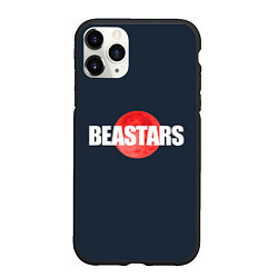 Чехол iPhone 11 Pro матовый Red moon Beastars, цвет: 3D-черный