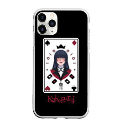 Чехол iPhone 11 Pro матовый Безумный Азарт Kakegurui, цвет: 3D-белый