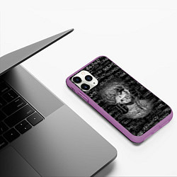 Чехол iPhone 11 Pro матовый Kaneki Ken 1000-7, цвет: 3D-фиолетовый — фото 2