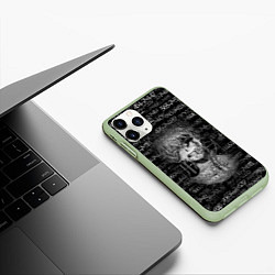 Чехол iPhone 11 Pro матовый Kaneki Ken 1000-7, цвет: 3D-салатовый — фото 2