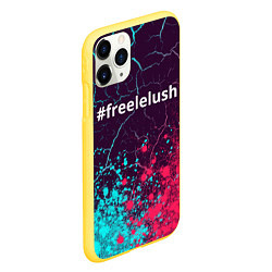 Чехол iPhone 11 Pro матовый Свободу Лелушу - Краска, цвет: 3D-желтый — фото 2