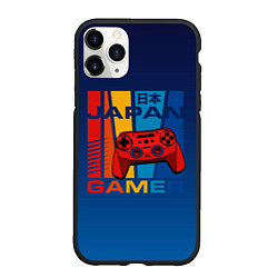 Чехол iPhone 11 Pro матовый JAPAN GAMER ГЕЙМЕР, цвет: 3D-черный