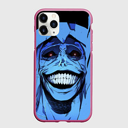 Чехол iPhone 11 Pro матовый ПОДНЯТИЕ УРОВНЯ В ОДИНОЧКУ, цвет: 3D-малиновый