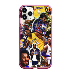 Чехол iPhone 11 Pro матовый КОБИ БРАЙАНТ KOBE BRYANT, цвет: 3D-малиновый