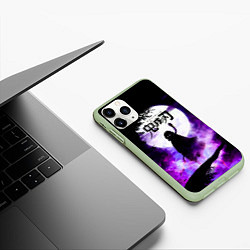 Чехол iPhone 11 Pro матовый Demon Slayer: Kimetsu no Yaiba, цвет: 3D-салатовый — фото 2
