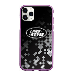 Чехол iPhone 11 Pro матовый LAND ROVER ГОРОДСКОЙ КАМУФЛЯЖ, цвет: 3D-фиолетовый