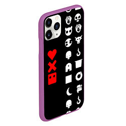 Чехол iPhone 11 Pro матовый Любовь, смерть и роботы, цвет: 3D-фиолетовый — фото 2