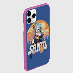 Чехол iPhone 11 Pro матовый Shiro princess, цвет: 3D-фиолетовый — фото 2