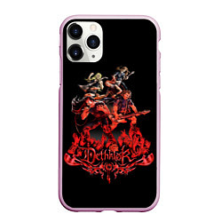 Чехол iPhone 11 Pro матовый Dethklok concert, цвет: 3D-розовый