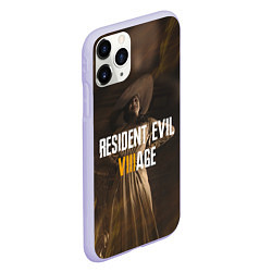 Чехол iPhone 11 Pro матовый RESIDENT EVIL VILLAGE ЛЕДИ ДИМИТРЕСКУ Z, цвет: 3D-светло-сиреневый — фото 2