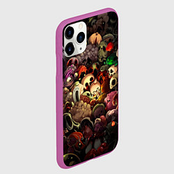 Чехол iPhone 11 Pro матовый Кошмар Исаака, цвет: 3D-фиолетовый — фото 2