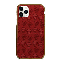 Чехол iPhone 11 Pro матовый Isaacs pattern, цвет: 3D-коричневый