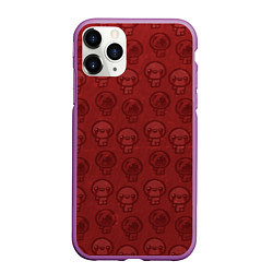 Чехол iPhone 11 Pro матовый Isaacs pattern, цвет: 3D-фиолетовый