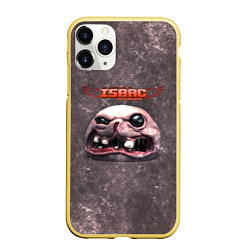 Чехол iPhone 11 Pro матовый The Binding of Isaac ГОЛОВА Z, цвет: 3D-желтый