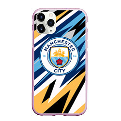 Чехол iPhone 11 Pro матовый МАНЧЕСТЕР СИТИ MANCHESTER, цвет: 3D-розовый