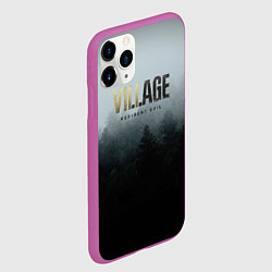 Чехол iPhone 11 Pro матовый Resident Evil Village, цвет: 3D-фиолетовый — фото 2