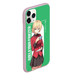 Чехол iPhone 11 Pro матовый Darjeeling, цвет: 3D-розовый — фото 2