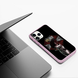 Чехол iPhone 11 Pro матовый Resident Evil Lady Dimitrescu, цвет: 3D-розовый — фото 2