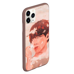 Чехол iPhone 11 Pro матовый J-Hope ART, цвет: 3D-коричневый — фото 2