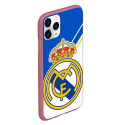 Чехол iPhone 11 Pro матовый REAL MADRID РЕАЛ МАДРИД, цвет: 3D-малиновый — фото 2