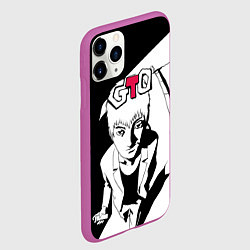 Чехол iPhone 11 Pro матовый GTO, цвет: 3D-фиолетовый — фото 2