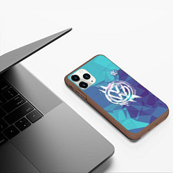 Чехол iPhone 11 Pro матовый VOLKSWAGEN, цвет: 3D-коричневый — фото 2