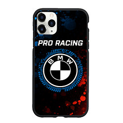 Чехол iPhone 11 Pro матовый БМВ - Racing, цвет: 3D-черный