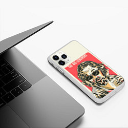 Чехол iPhone 11 Pro матовый The Big Lebowski Dude, цвет: 3D-белый — фото 2