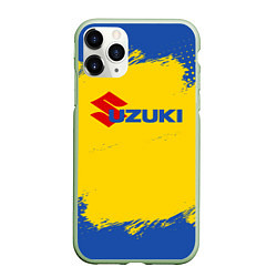 Чехол iPhone 11 Pro матовый Suzuki Сузуки Z, цвет: 3D-салатовый