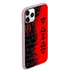 Чехол iPhone 11 Pro матовый THE WITCHER 9, цвет: 3D-розовый — фото 2