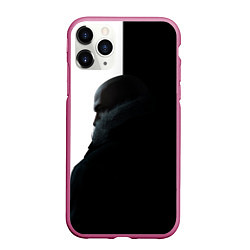 Чехол iPhone 11 Pro матовый Winter Hitman, цвет: 3D-малиновый