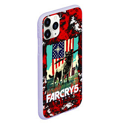 Чехол iPhone 11 Pro матовый Farcry5, цвет: 3D-светло-сиреневый — фото 2